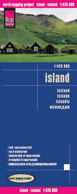 Reise Know-How Landkarte Island (1:425.000)