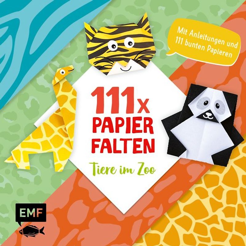 111 x Papierfalten – Tiere im Zoo