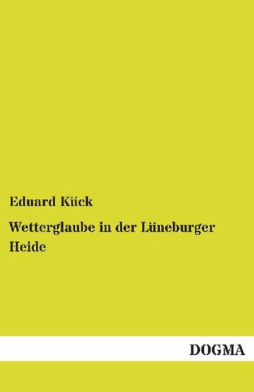 Wetterglaube in der Lüneburger Heide