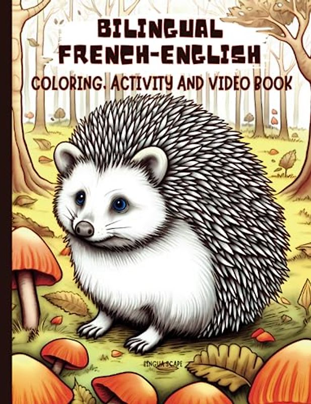 Animals All Around: Bilingual French English Book with Video for Kids: Explore 37 Illustrated Animals, Learn French and Enjoy Fun Coloring Activities!