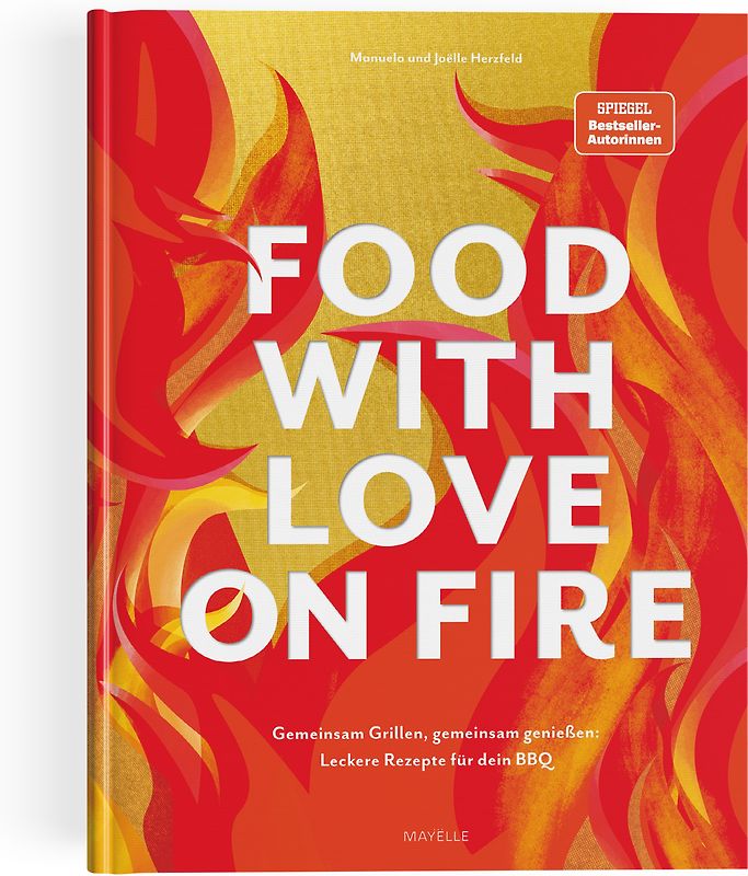 food with love on fire