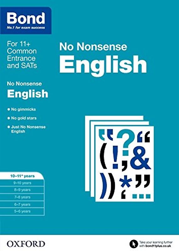 Bond: English: No Nonsense: 10-11+ years
