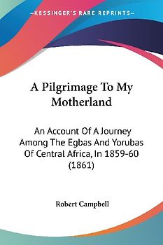 A Pilgrimage To My Motherland