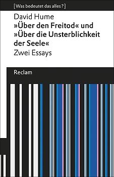 "Über den Freitod" und "Über die Unsterblichkeit der Seele"