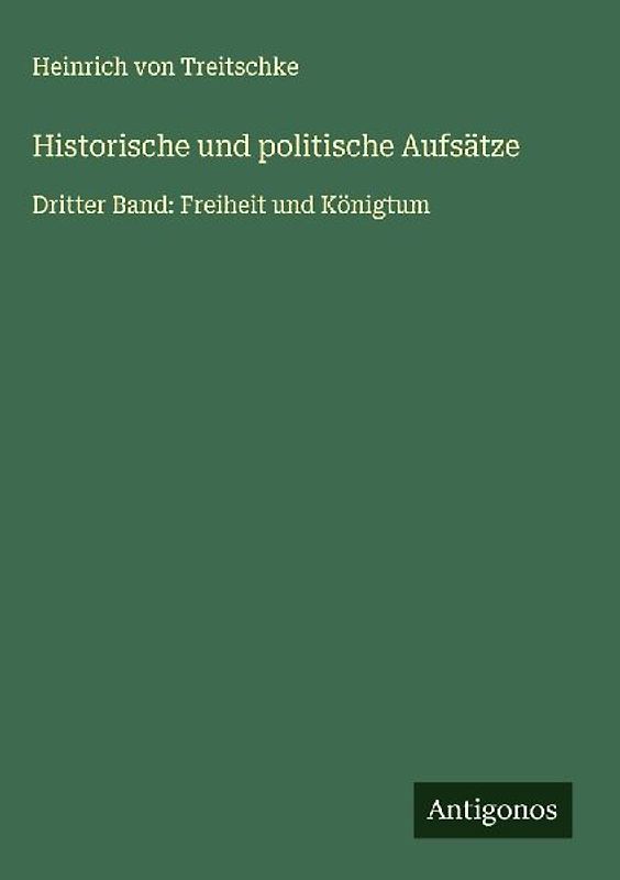 Historische und politische Aufsätze