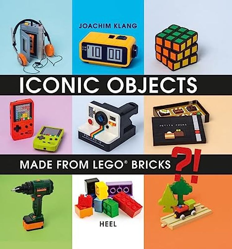 Iconic Objects Made from Lego Bricks