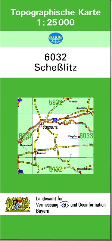 TK25 6032 Scheßlitz