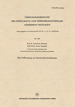 Die Verflüssigung von Montmorillonitschlämmen