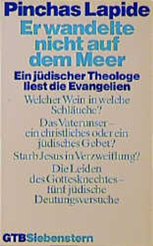 Er wandelte nicht auf dem Meer