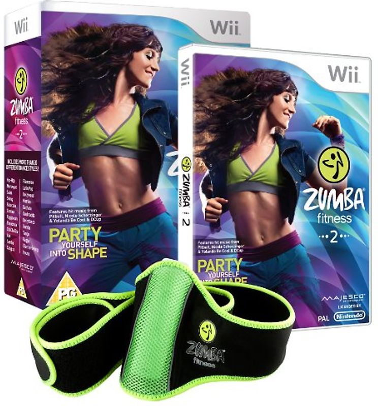Zumba Fitness 2 [Internationale Version inkl. Hüftgürtel] Bundleversion