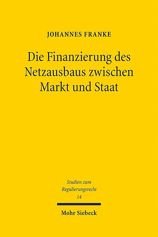 Die Finanzierung des Netzausbaus zwischen Markt und Staat