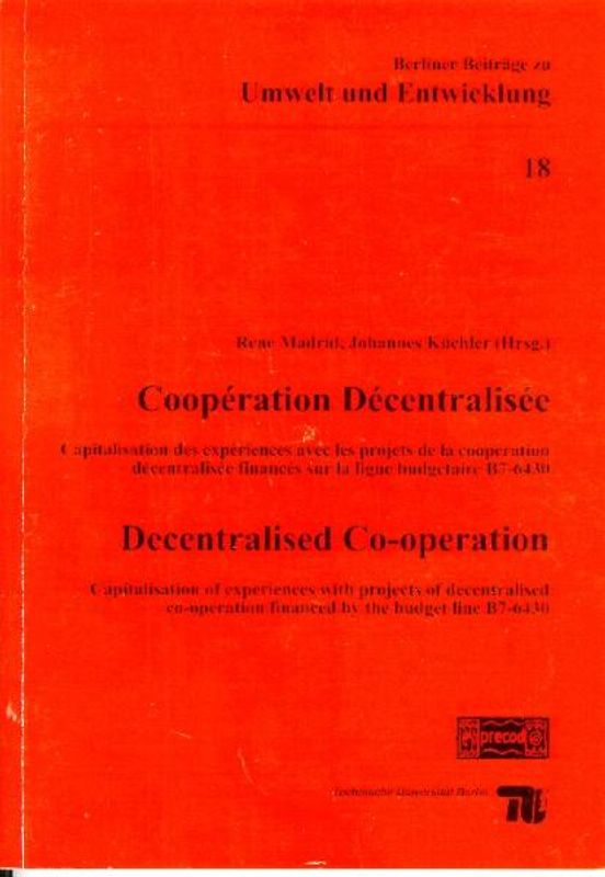Coopération Décentralisée. Decentralised Co-operation