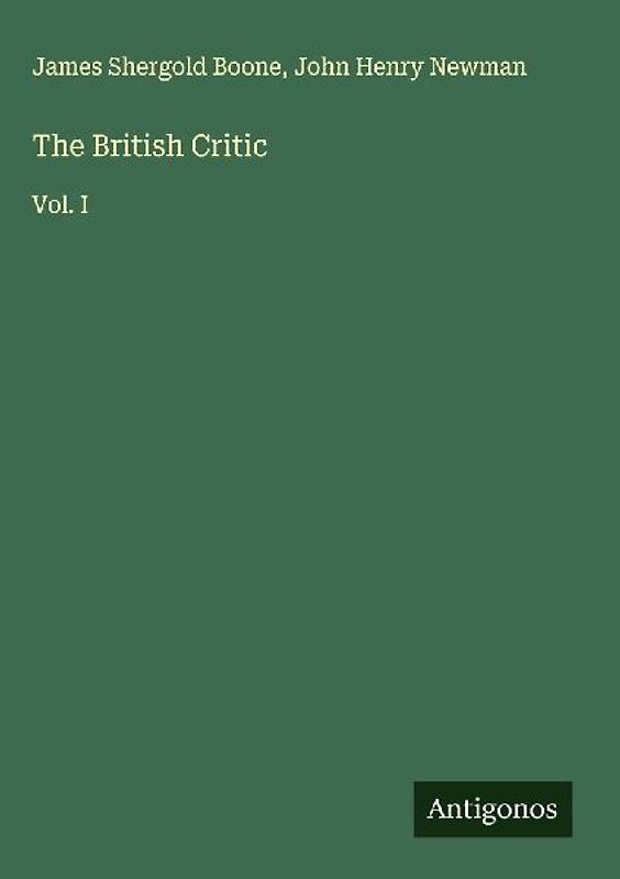 The British Critic
