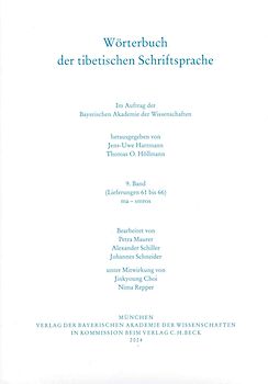 Wörterbuch der tibetischen Schriftsprache Band 9 (Lieferungen 61 – 66)