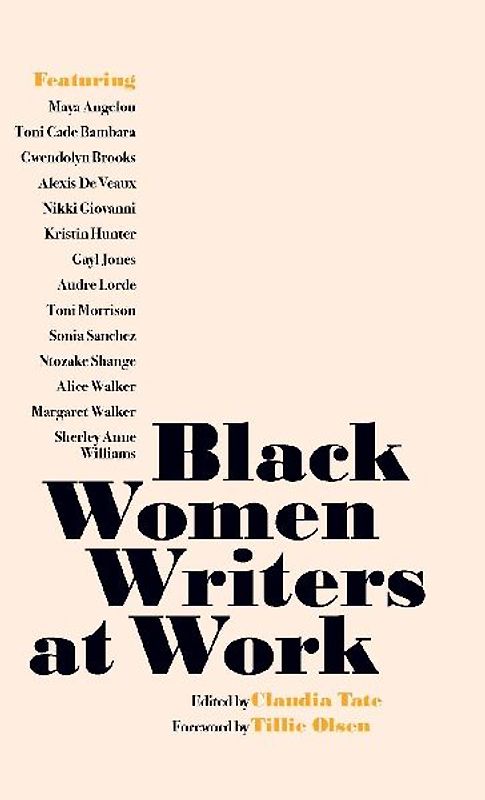 Black Women Writers at Work