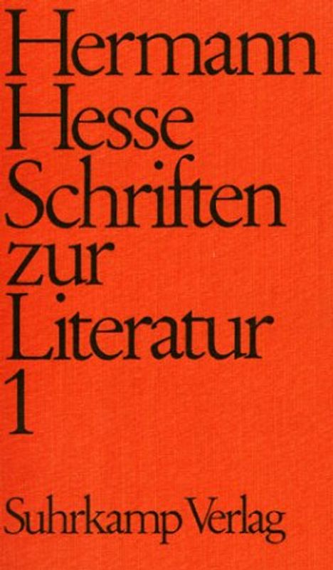 Schriften zur Literatur