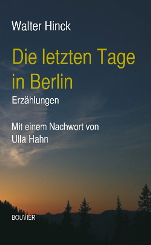 Die letzten Tage in Berlin.