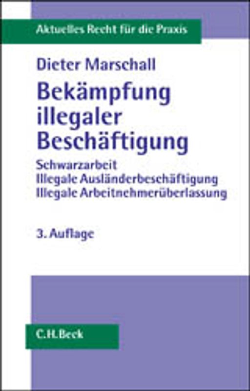 Bekämpfung illegaler Beschäftigung