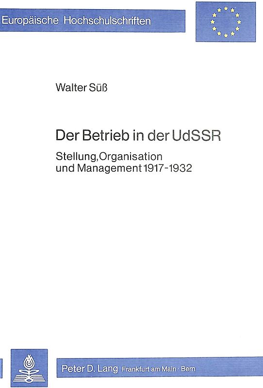 Der Betrieb in der UDSSR