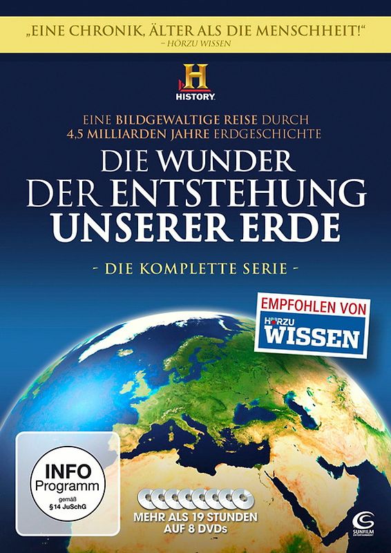 Die Wunder der Entstehung unserer Erde [Komplettbox, 8 DVDs] DVD
