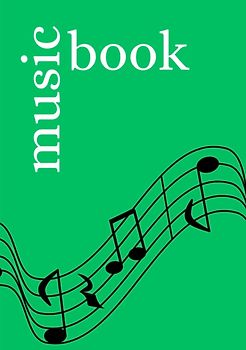 Music Book: DIN A5 Staff Book | 100 Pages with 12 Staves / Systems per Sheet | Paper 90g/m²