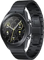 Samsung Galaxy Watch 3 45 mm boîtier en acier inoxydable titan black et bracelet métal noir [Wi-Fi]
