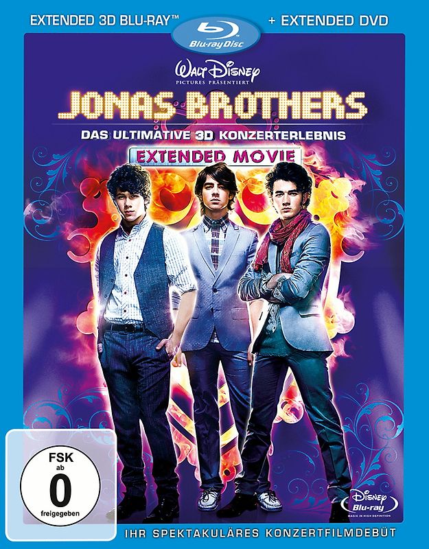 Jonas Brothers: Extended Movie Blu-ray Disc