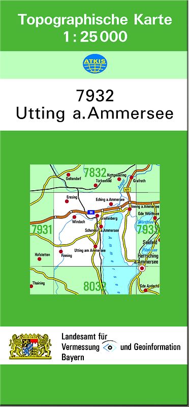 TK25 7932 Utting a.Ammersee