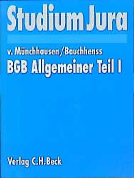 Bürgerliches Gesetzbuch Allgemeiner Teil I
