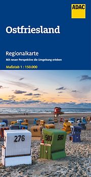 ADAC Regionalkarte 04 Ostfriesland 1:150.000