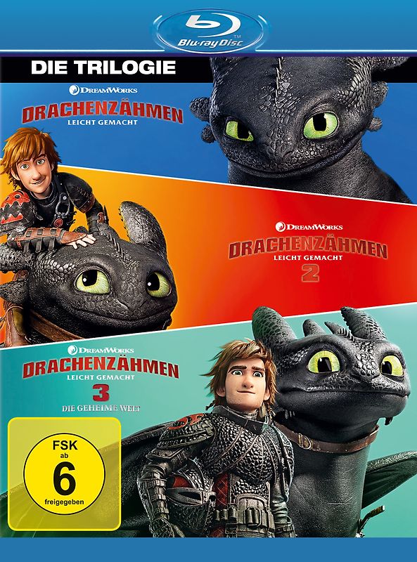 Drachenzähmen leicht gemacht - Die Trilogie [3 Discs] Blu-ray Disc