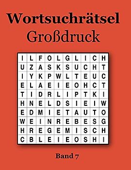 Wortsuchrätsel Großdruck Band 7
