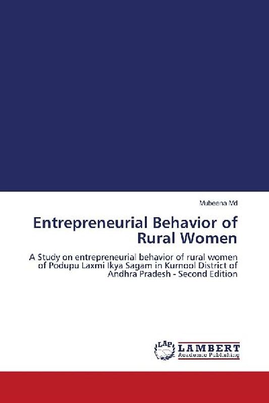 Entrepreneurial Behavior of Rural Women