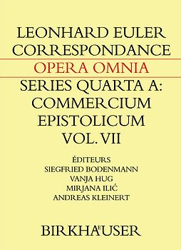 Correspondance de Leonhard Euler avec des savants suisses en langue française