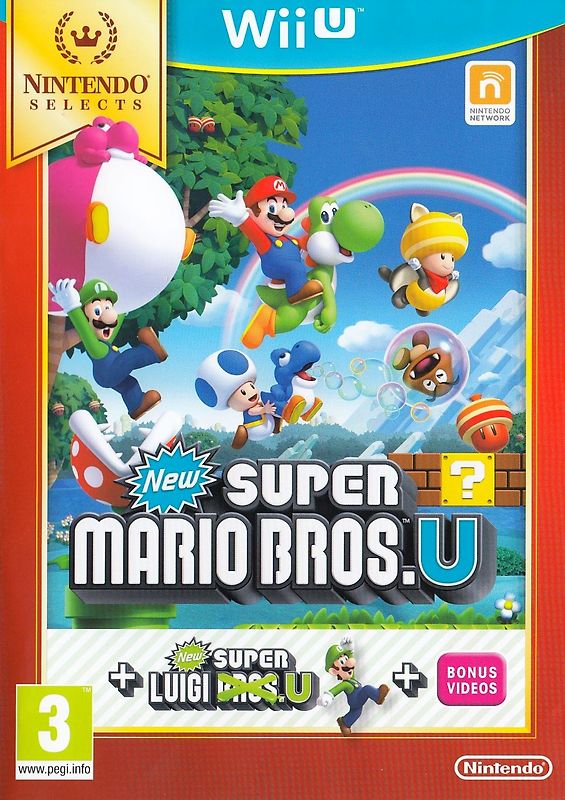 New Super Mario Bros. U + New Super Luigi U [Nintendo Selects, EU Import] Nintendo Wii U
