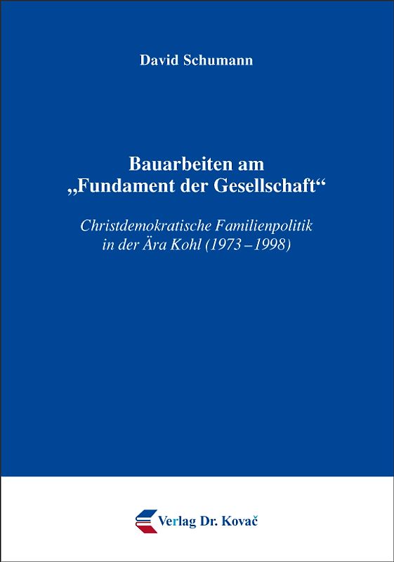 Bauarbeiten am "Fundament der Gesellschaft"