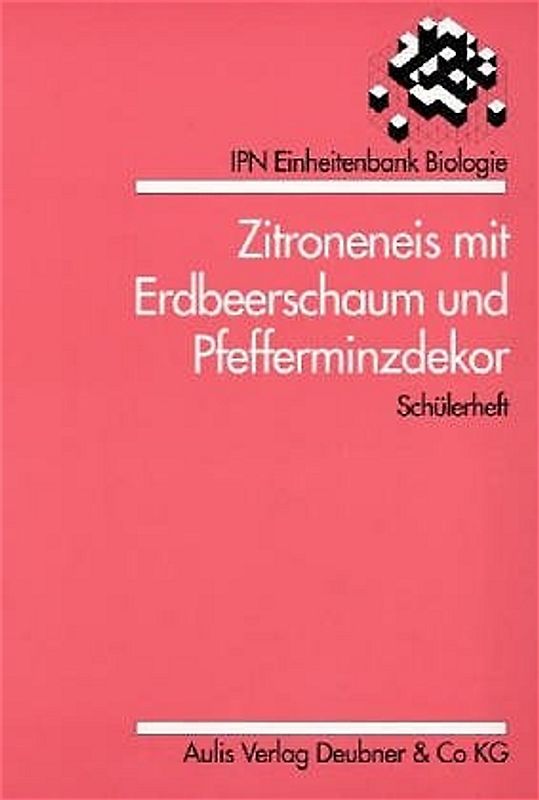 Zitroneneis mit Erdbeerschaum und Pfefferminzdekor