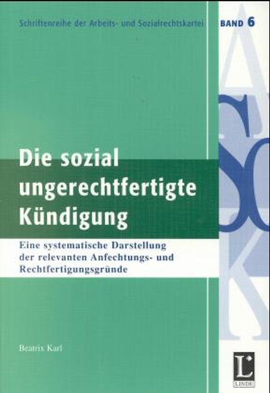 Die sozial ungerechtfertigte Kündigung