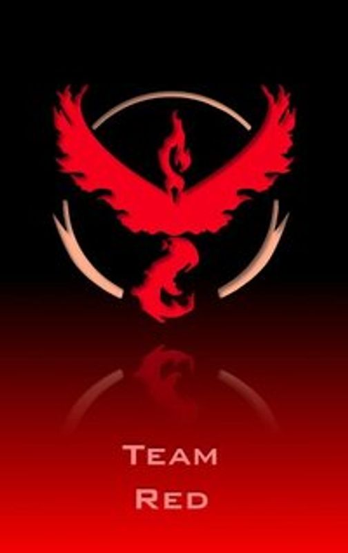 Pokemon GO - Team Red (Valor) Notebook. Unofficial Pokemon GO book, notebook, notepad, tablet, scratch pad, pad, gift booklet, Pokemon GO, Pikachu, birthday, christmas