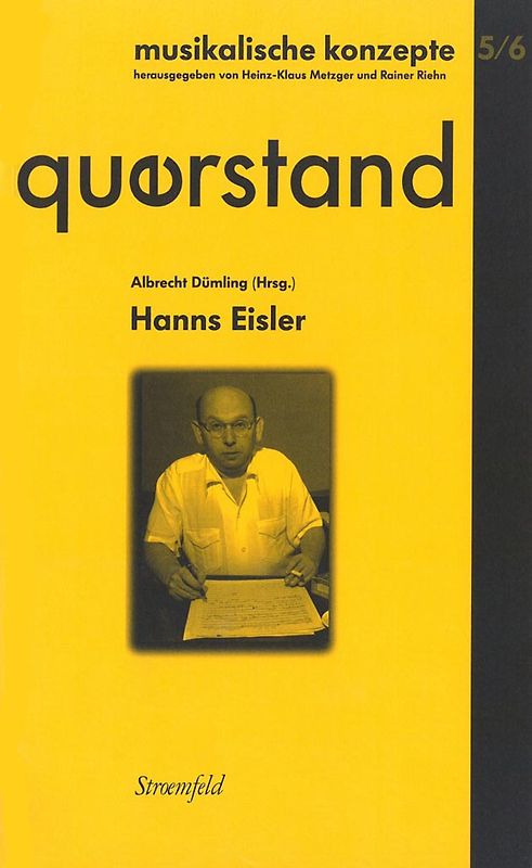 Querstand 5/6: Hanns Eisler