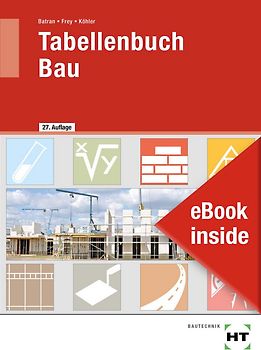 eBook inside: Buch und eBook Tabellenbuch Bau