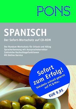 Pons Der Sofort-Wortschatz auf CD-ROM Spanisch - Vokabeln lernen auf PC & Mac MacOS
