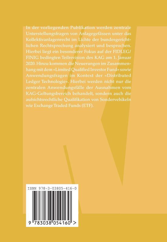 Geltungsbereich des Kollektivanlagenrechts