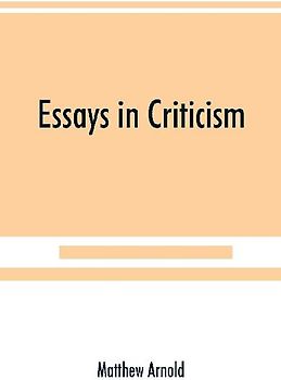 Essays in criticism