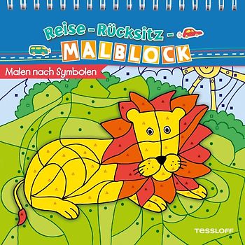 Reise-Rücksitz-Malblock Malen nach Symbolen