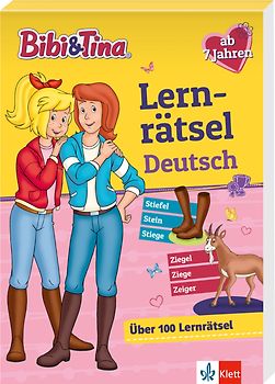 Bibi & Tina: Mein Lernrätsel-Block Deutsch für die 2. Klasse