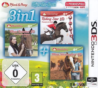 Pferd & Pony - Pferde-Box: 3 in 1 - Riding Star 3D / Mein Reiterhof 3D / Mein Westernpferd 3D Nintendo 3DS