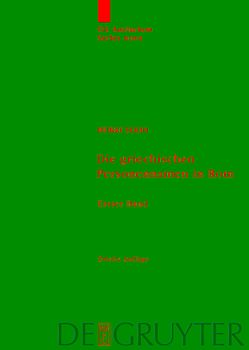 Die griechischen Personennamen in Rom