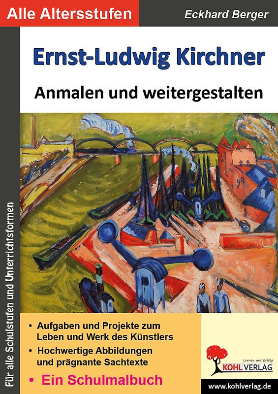 Ernst Ludwig Kirchner anmalen und weitergestalten