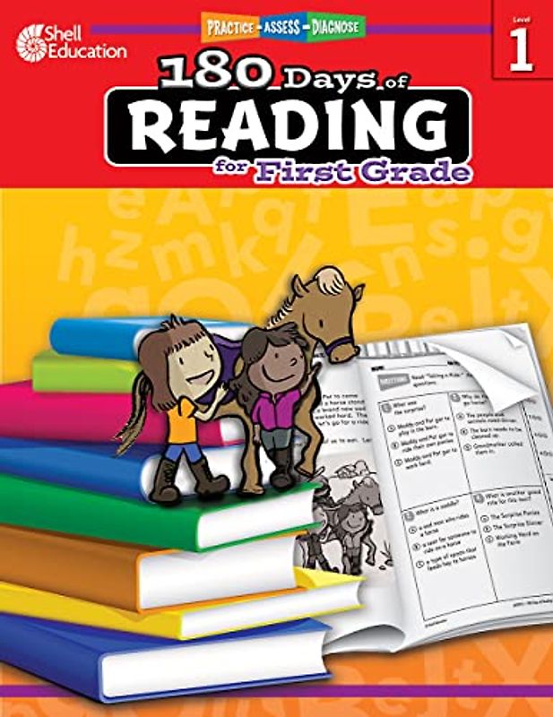 180 Days of Reading for First Grade: Practice, Assess, Diagnose (180 Days of Practice)